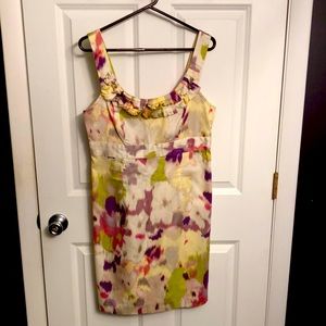 LOFT ruffle top spring dress size 10